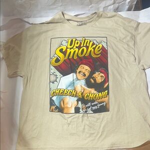Cheech & Chong 'Up in Smoke' Tan Graphic Tee